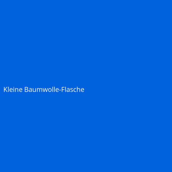 Kleine Baumwolle-Flasche