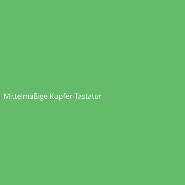 Mittelm&auml;&szlig;ige Kupfer-Tastatur