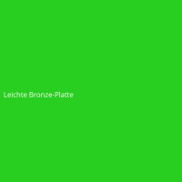 Leichte Bronze-Platte