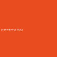 Leichte Bronze-Platte