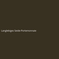 Langlebiges Seide-Portemonnaie
