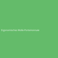 Ergonomisches Wolle-Portemonnaie