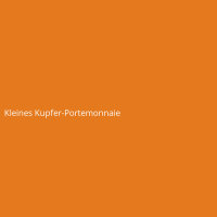 Kleines Kupfer-Portemonnaie