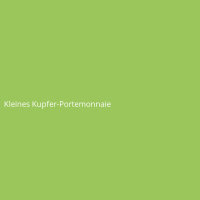 Kleines Kupfer-Portemonnaie