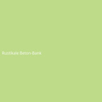Rustikale Beton-Bank