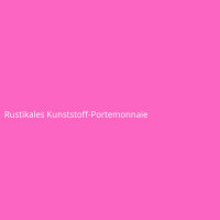 Rustikales Kunststoff-Portemonnaie