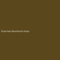Enormes Aluminium-Auto